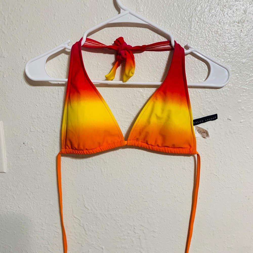 Sunset bikini top